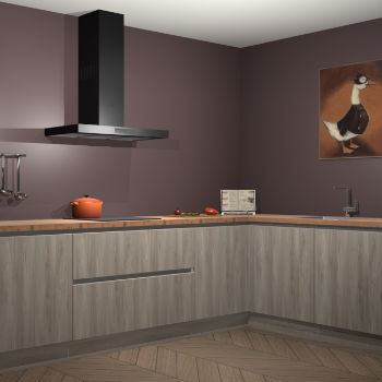Vuren greeploze keuken Canberra 28209