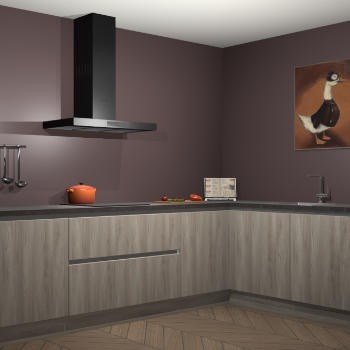 Vuren greeploze keuken Canberra 28221