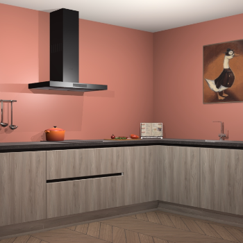 Vuren greeploze keuken Canberra 28224