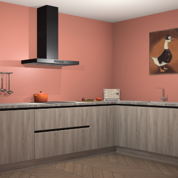Vuren greeploze keuken Canberra 28230