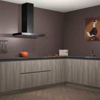 Vuren greeploze keuken Canberra 28239