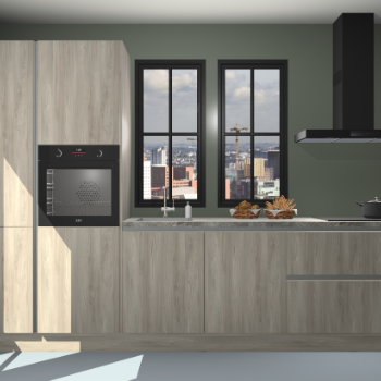 Vuren greeploze keuken Brussel 26659
