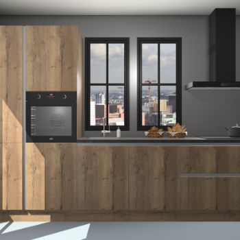 Chocolade eiken greeploze keuken Brussel 26934