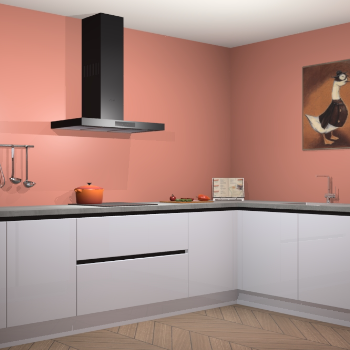 Sneeuwwitte hoogglans greeploze keuken Canberra 28365