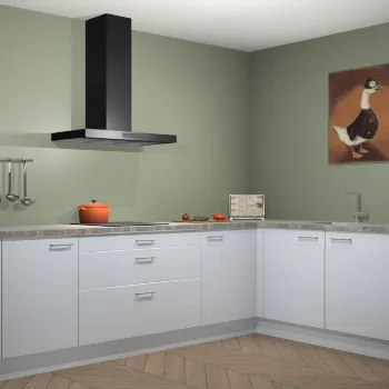 Sneeuwwitte hoogglans keuken Canberra 28373