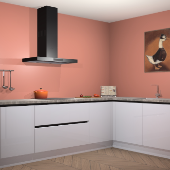 Sneeuwwitte hoogglans greeploze keuken Canberra 28377