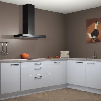 Sneeuwwitte hoogglans keuken Canberra 28381