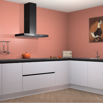 Sneeuwwitte hoogglans greeploze keuken Canberra 28389