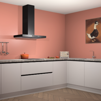 Zijdegrijze hoogglans greeploze keuken Canberra 28413