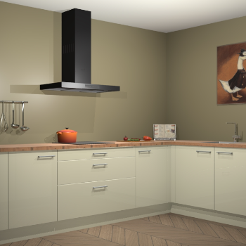 Magnolia hoogglans keuken Canberra 28426