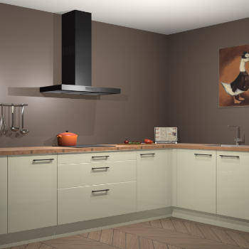 Magnolia hoogglans keuken Canberra 28429