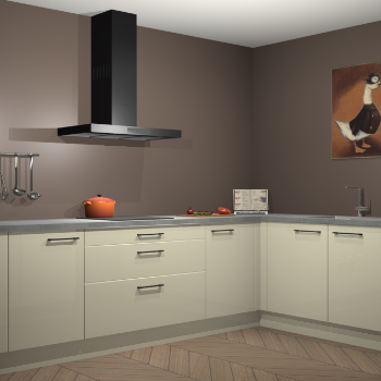 Magnolia hoogglans keuken Canberra 28435
