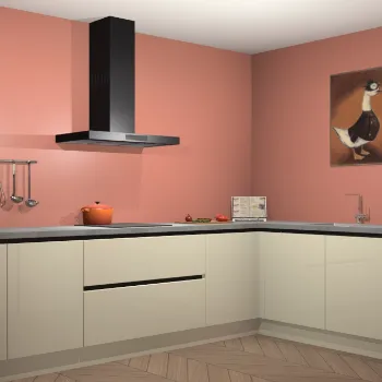 Magnolia hoogglans greeploze keuken Canberra 28437