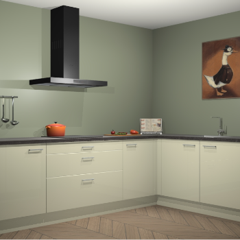 Magnolia hoogglans keuken Canberra 28439