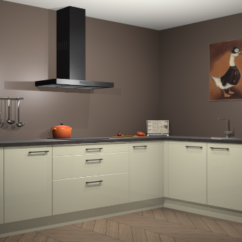 Magnolia hoogglans keuken Canberra 28441