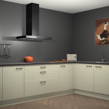 Magnolia hoogglans keuken Canberra 28442