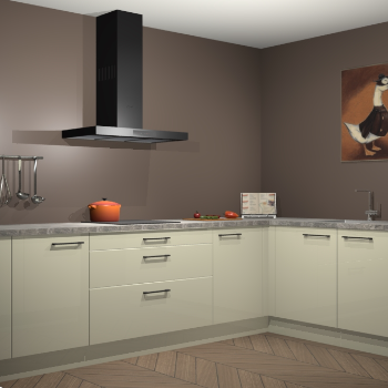 Magnolia hoogglans keuken Canberra 28447