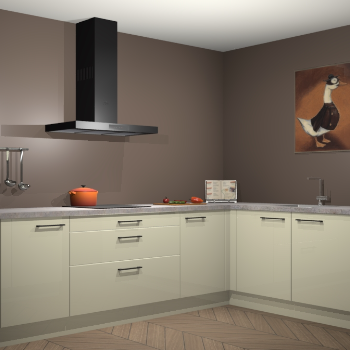 Magnolia hoogglans keuken Canberra 28453