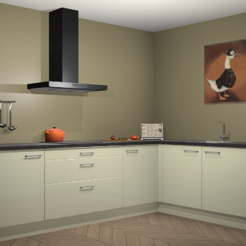 Magnolia hoogglans keuken Canberra 28456