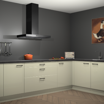 Magnolia hoogglans keuken Canberra 28460