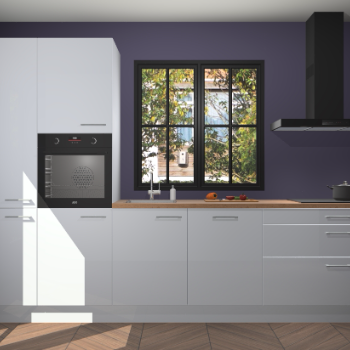 Sneeuwwitte hoogglans keuken Brussel 28099