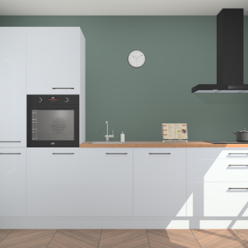 Sneeuwwitte hoogglans keuken Brussel 28102