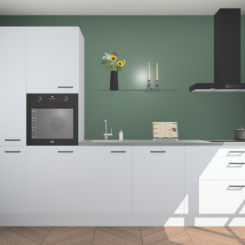 Sneeuwwitte hoogglans keuken Brussel 28109