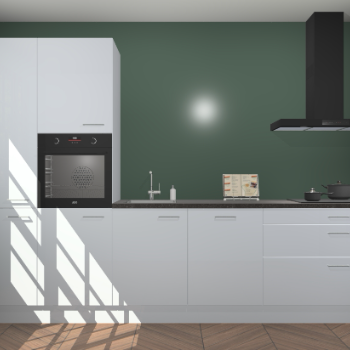 Sneeuwwitte hoogglans keuken Brussel 28112