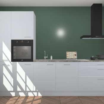 Sneeuwwitte hoogglans keuken Brussel 28118