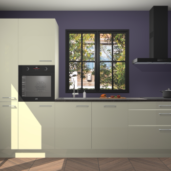 Magnolia hoogglans keuken Brussel 28292