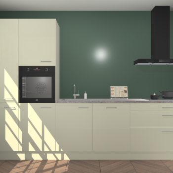 Magnolia hoogglans keuken Brussel 28305