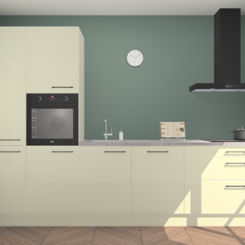 Magnolia hoogglans keuken Brussel 28307