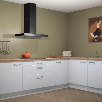 Sneeuwwitte keuken Canberra 28463