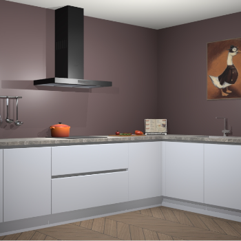 Sneeuwwitte greeploze keuken Canberra 28483