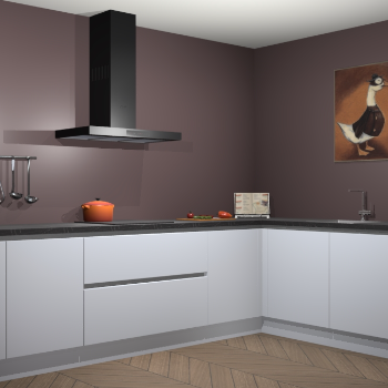 Sneeuwwitte greeploze keuken Canberra 28495