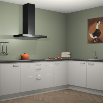 Zijdegrijze keuken Canberra 28554