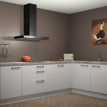 Zijdegrijze keuken Canberra 28562