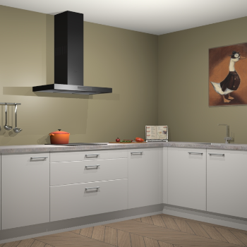 Zijdegrijze keuken Canberra 28565