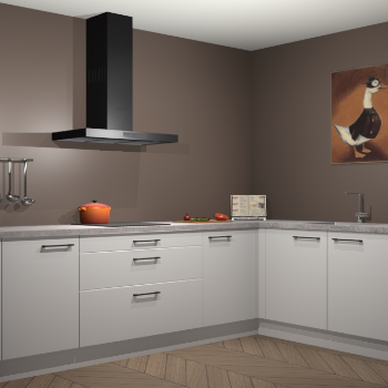 Zijdegrijze keuken Canberra 28568