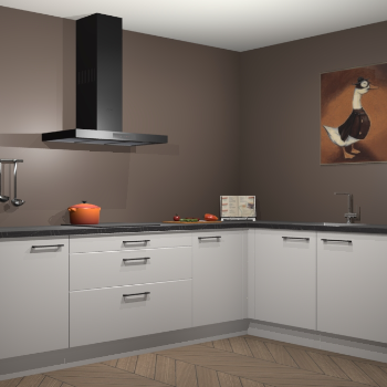 Zijdegrijze keuken Canberra 28574