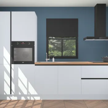 Sneeuwwitte greeploze keuken Brussel 28323