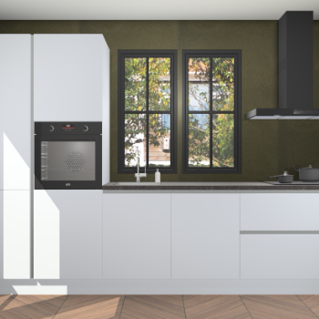 Sneeuwwitte greeploze keuken Brussel 28332