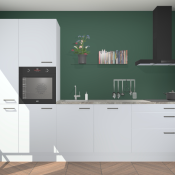 Sneeuwwitte keuken Brussel 28340