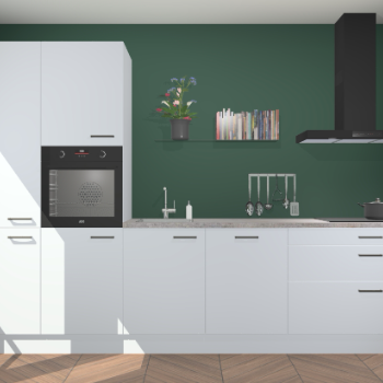 Sneeuwwitte keuken Brussel 28346