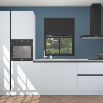 Sneeuwwitte greeploze keuken Brussel 28347
