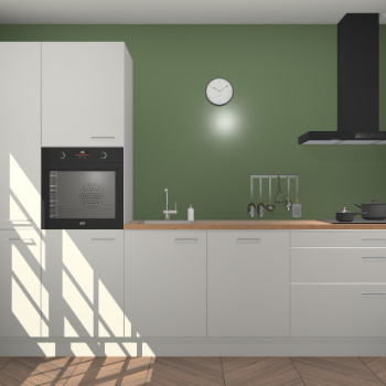 Zijdegrijze keuken Brussel 28509