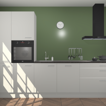 Zijdegrijze keuken Brussel 28521