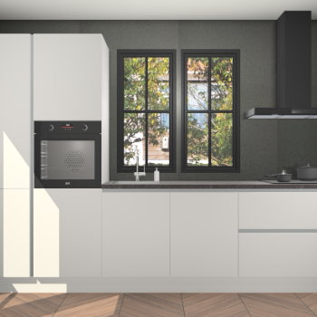 Sneeuwwitte greeploze keuken Brussel 28522