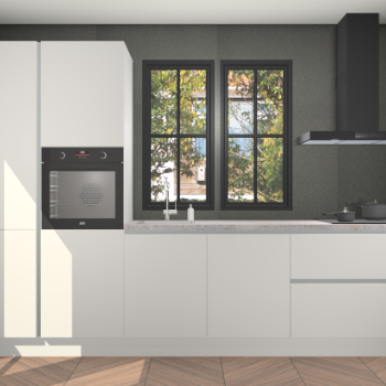 Sneeuwwitte greeploze keuken Brussel 28534