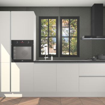 Sneeuwwitte greeploze keuken Brussel 28540